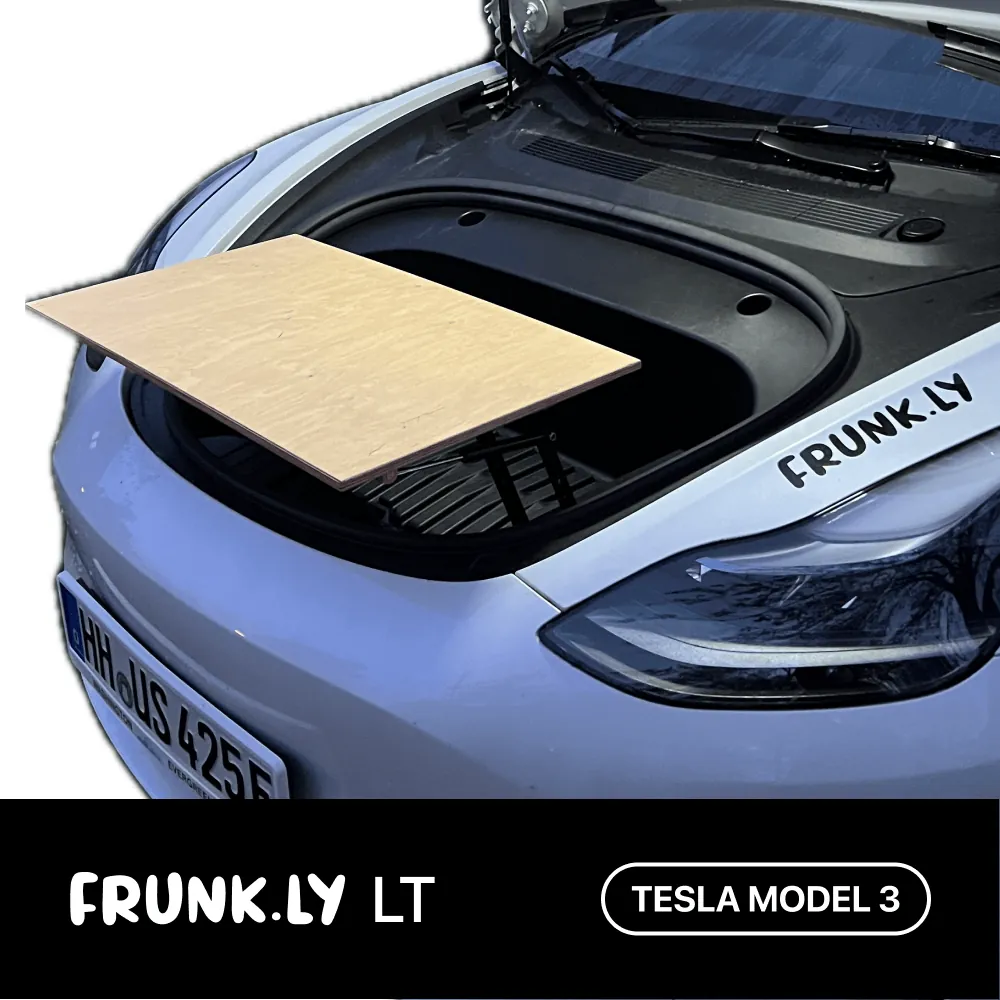 Frunkly LT table for Tesla Model 3